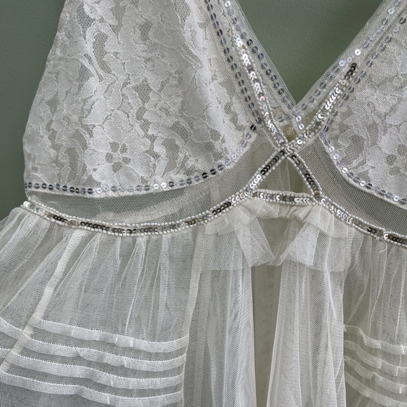 Free people on the town embellished sequins tank - Picture 4 of 10